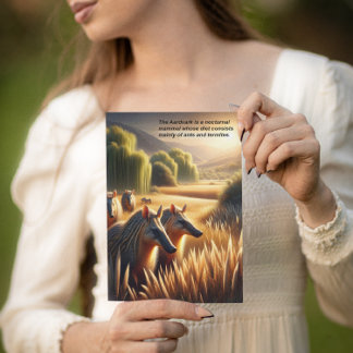 Aardvark Harmony in Nature Postcard