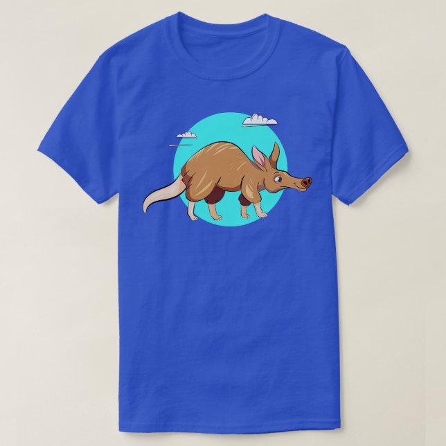 Aardvark Illustration T-Shirt (Design Front)