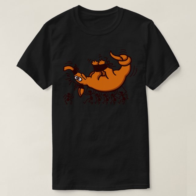 Aardvark in trouble when kidnapped by a group of b T-Shirt (Design Front)