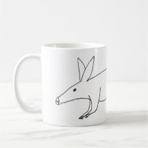 Aardvark Mug mal dessiné