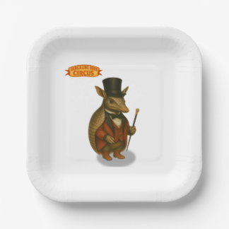 Aardvark ringmaster paper plate