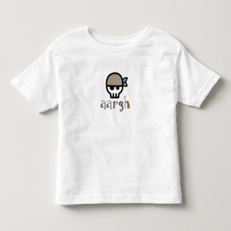Aargh Boy Pirate Skull Toddler T-shirt