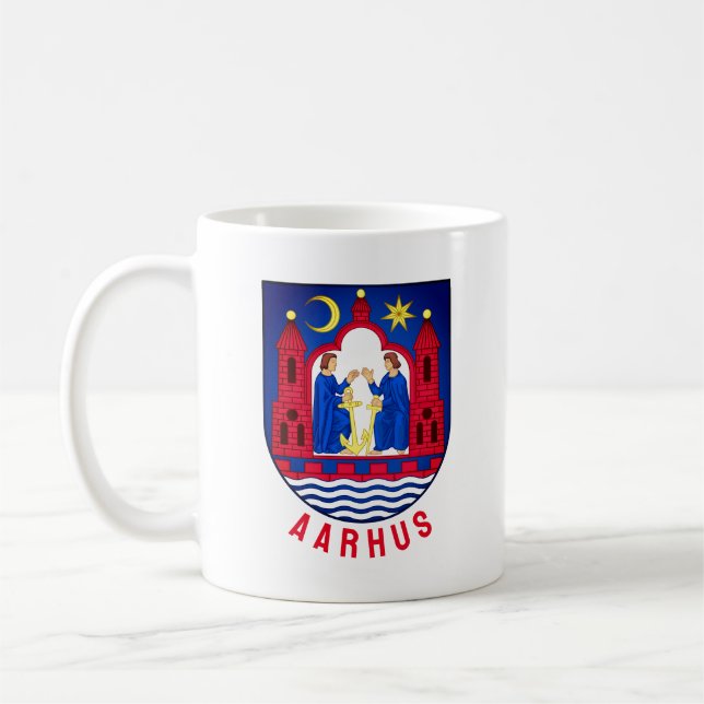 Aarhus coat of arms - DENMARK Coffee Mug (Left)