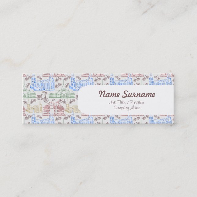 Aarhus de recyclage, modèle de carte de visite (Devant)