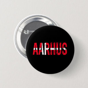 Aarhus Denmark 2 Inch Round Button