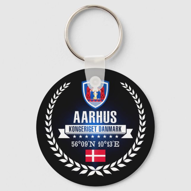 Aarhus Keychain (Front)