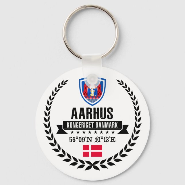 Aarhus Keychain (Front)