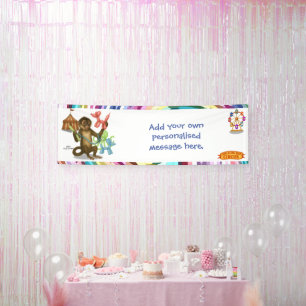 Aaron, aardvark ringmaster banner
