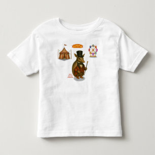 Aaron, aardvark ringmaster toddler t-shirt