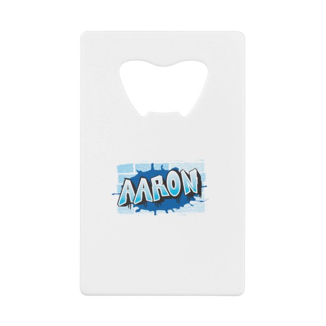 aaron.ai credit card bottle opener (Front)