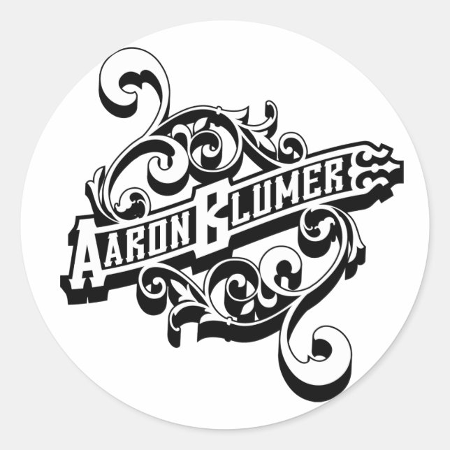 Aaron Blumer Sticker (Front)