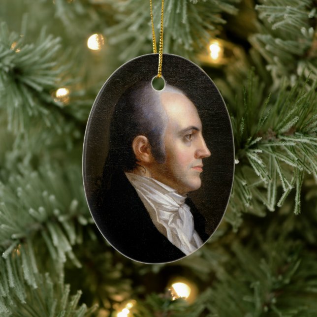 Aaron Burr Ceramic Ornament (Tree)