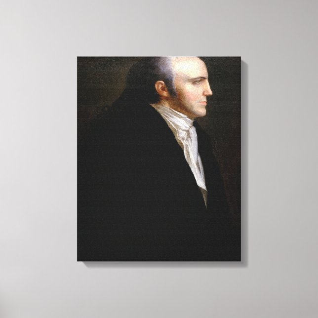 AARON BURR Portrait by John Vanderlyn Canvas Print (Front)