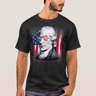 Aaron Burr USA Flag Patriotic American Flag 4th of T-Shirt
