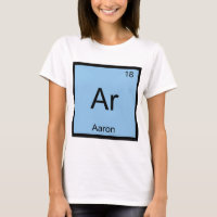 Aaron Chemistry Element Symbol Periodic Table Name
