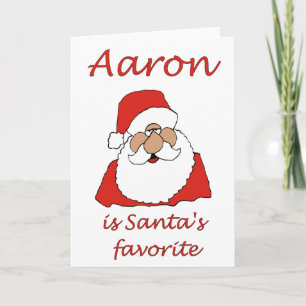 aaron Christmas card