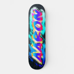 AARON Customisé Graffiti Skateboard