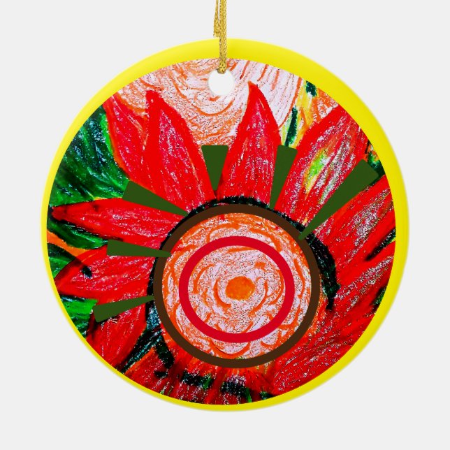 Aaron Dino Ceramic Ornament (Back)