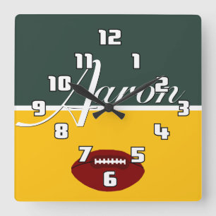 Aaron Football Limon Clock