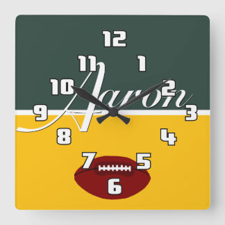 Aaron Football Limon Clock