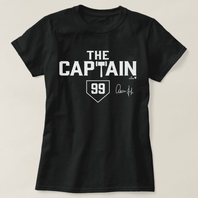 Aaron Judge - The Captain - New York Baseball T-Shirt (Design Front)