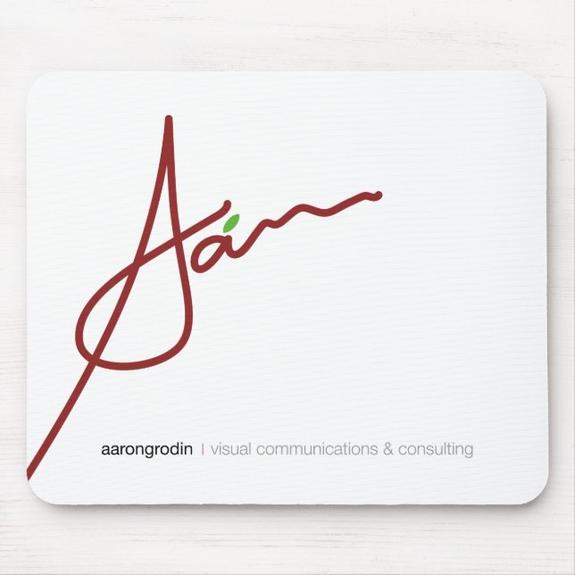 "Aaron" Mouse Pad (Front)