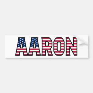 Aaron Name Vorname USA Aufkleber Sticker Auto