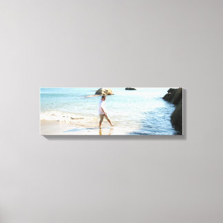 Aaron on the Beach Canvas Print