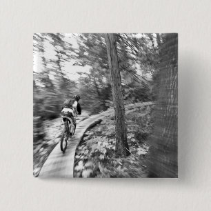 Aaron Rodgers mountain biking on the Stairway to 2 Inch Square Button