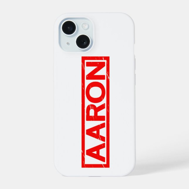 Aaron Stamp iPhone 15 Case (Back)
