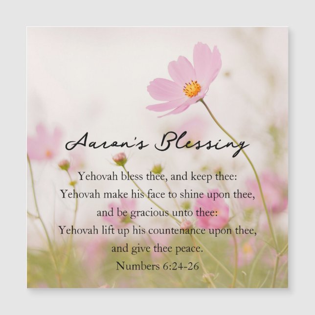 Aaron's Blessing Magnet (Front)