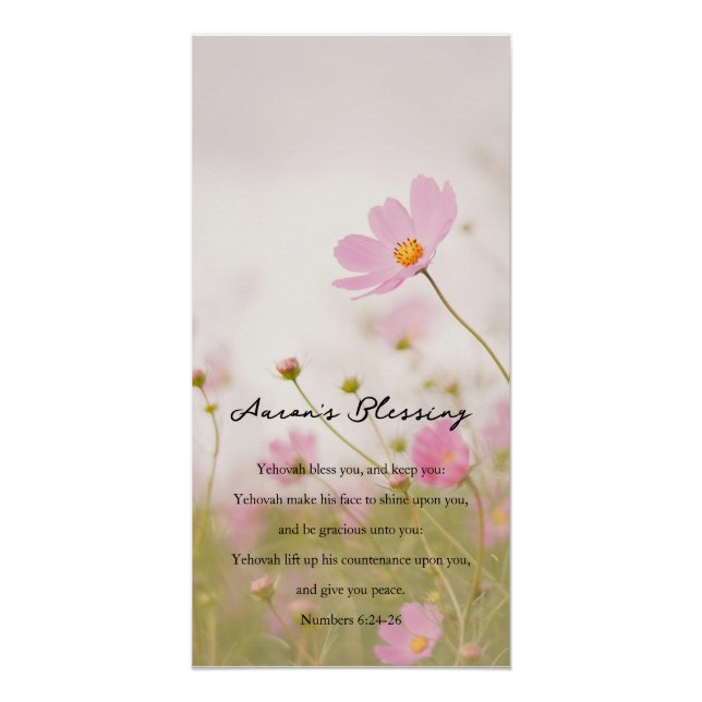 Aaron's Blessing Poster (Front)