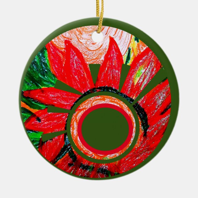 Aaron's Ceramic Ornament (Front)