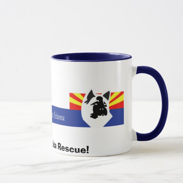 AARTA-Header, I Support Akita Rescue! Mug (Right)