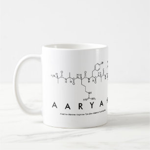 Aaryan peptide name mug