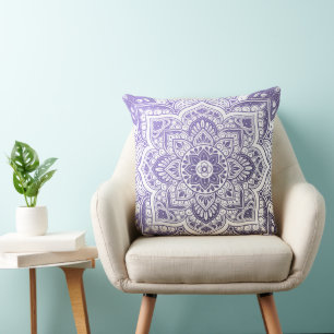 Aater Mandala Throw Pillow