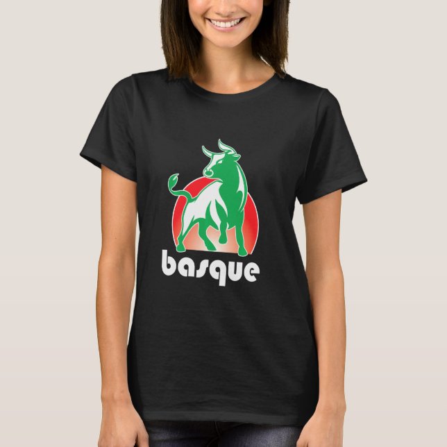 Aatxe  The Basque Bull  Basque  Basque Pride T-Shirt (Front)