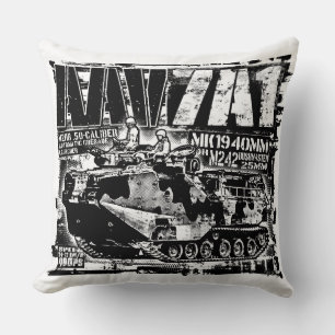 AAV-7A1 Throw Pillow Throw Pillow