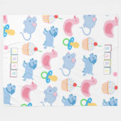 AB Blanket/ ABDL Blanket/ Baby Blanket/ Cute Fleece Blanket (Front (Horizontal))