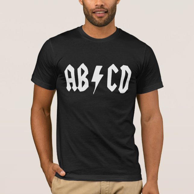 AB - CD T-Shirt (Front)