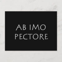 Ab imo pectore