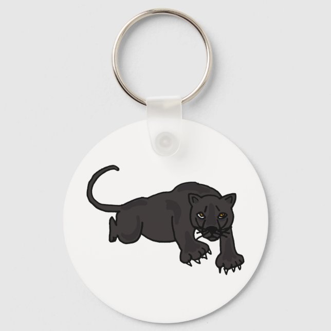 AB- Leaping Panther Keychain (Front)