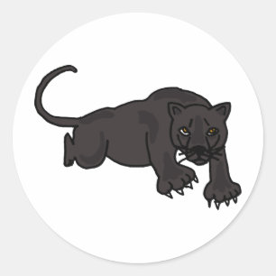 AB- Leaping Panther Stickers