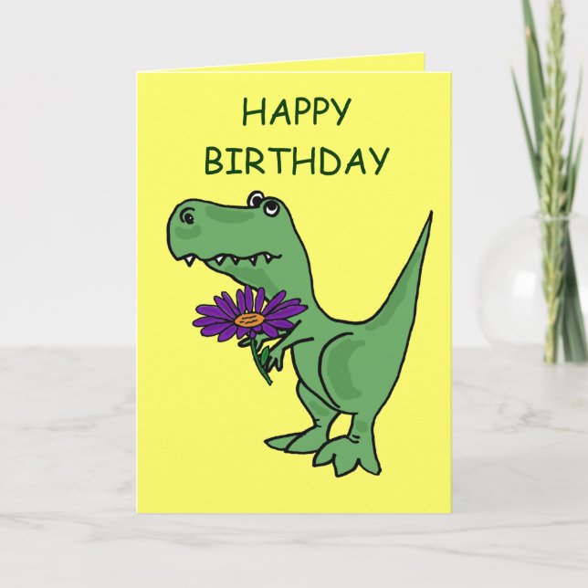 AB- T-Rex Birthday Card (Front)