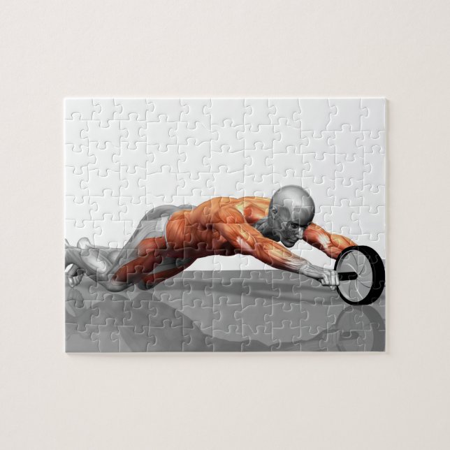 Ab Wheel Jigsaw Puzzle (Horizontal)