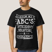 ABA Applied Behaviour Therapist Funny Thank You An