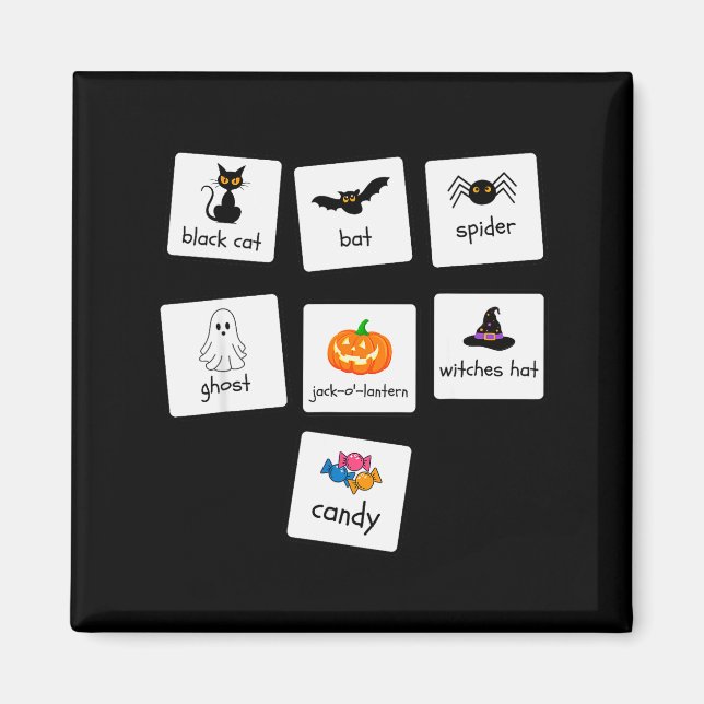 Aba Halloween Special Education Teacher Behaviour  Magnet (Front)