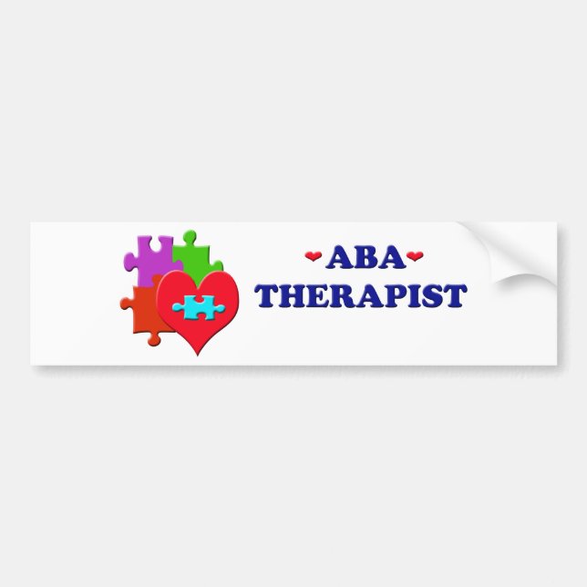 ABA Therapist Bumper Sticker (Front)