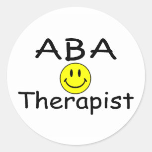 ABA Therapist Classic Round Sticker