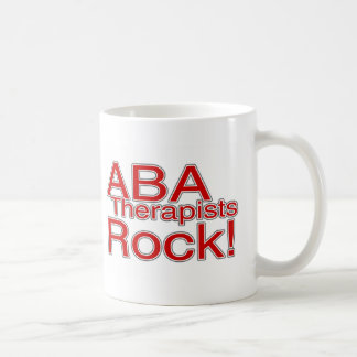 ABA Therapists Rock (Red) Coffee Mug